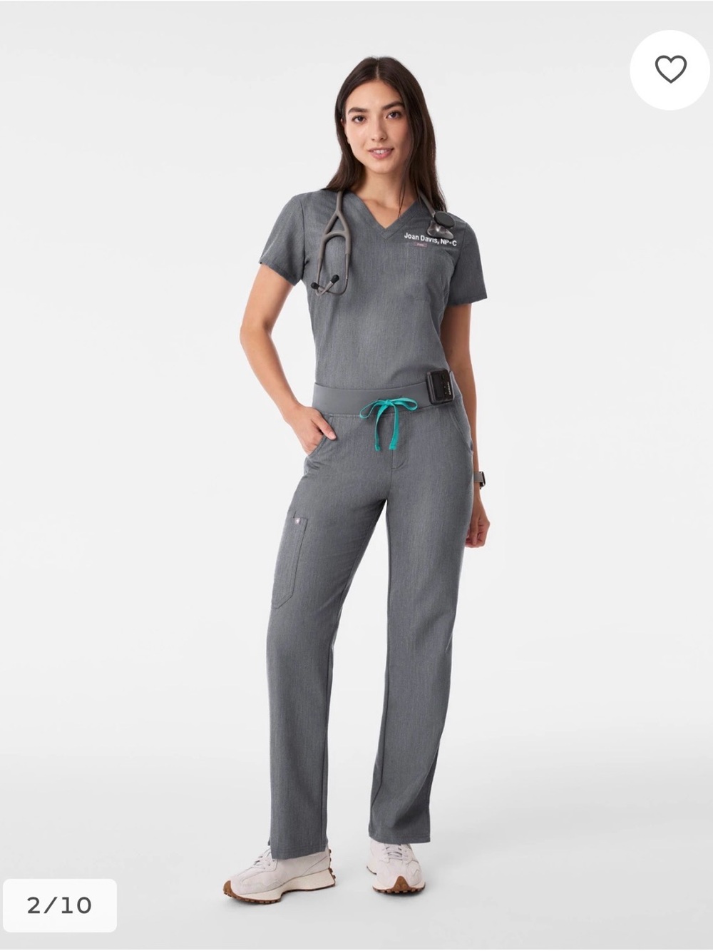 Figs Kade Straight-Leg Scrub Pant Size Medium